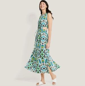 NWT Colorful Cut-Out Waist Maxi Dress Size Small